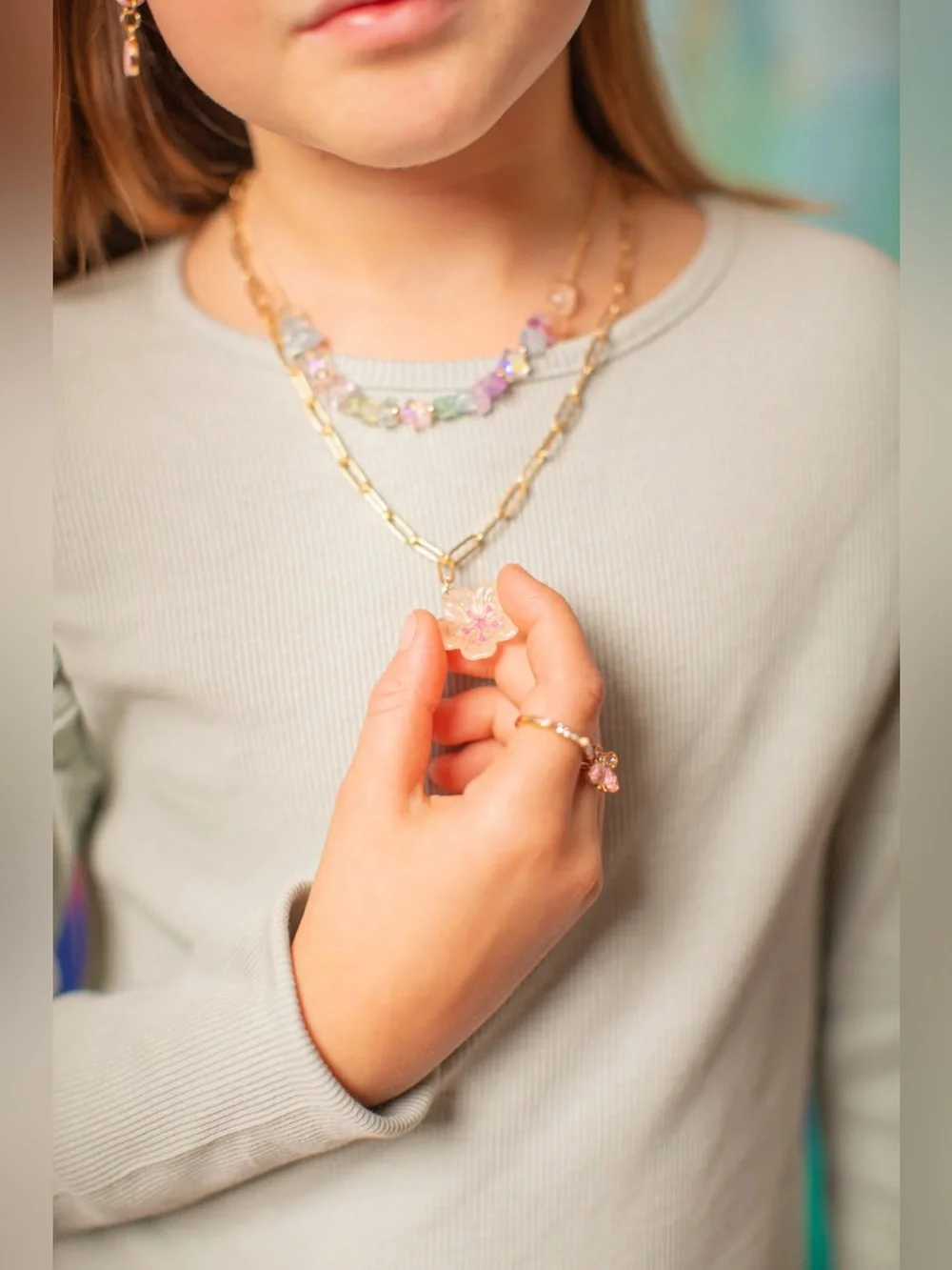 Great Pretenders Boutique Chic Garden Gem Necklace